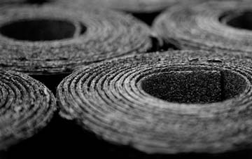 Byland Abbey bitumen roof disadvantages